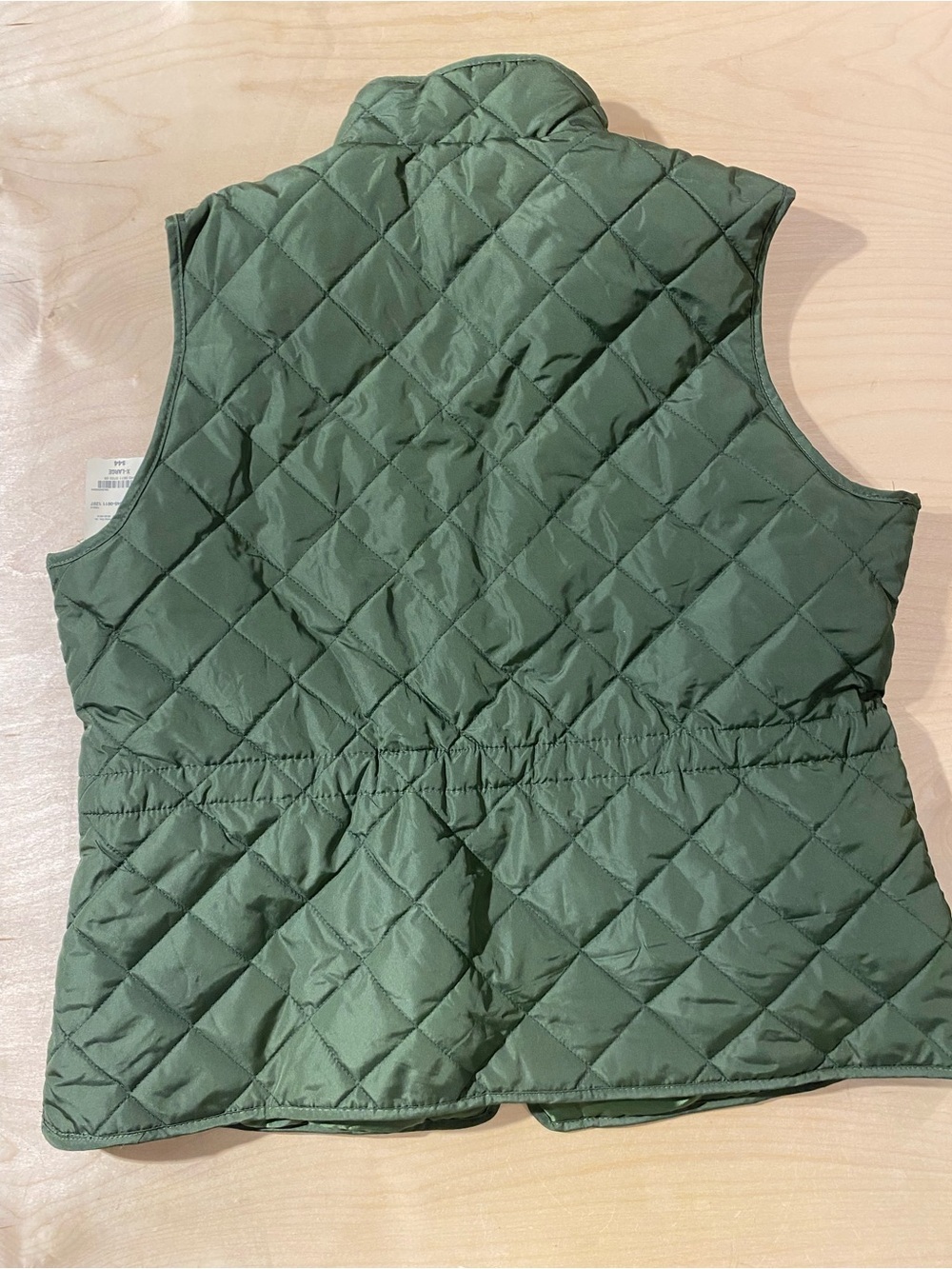St. John's Bay Green Quilted Sleeveless Vest XL (RT) - Picture 6 of 6